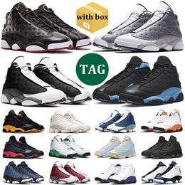 Jordan 13 Retro Obsidian Herren Basketballschuhe Rot Flint Hyper Royal Starfish Court Lila Black Cat Outdoor Herren Trainer