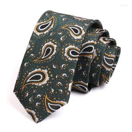 Bow Ties Korean Style Men's 5.5CM Skinny Neck Tie Fashion Formal For Men Business Suit Neckties Geometric Slim Gift Box