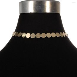 Chains Punk Style Geometric Choker Round Square Love Heart Shape Chocker Necklace For Women Men Fashion Jewellery