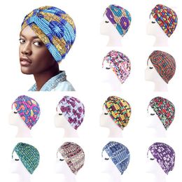 Ethnic Clothing 2023 Floral Print Folds Muslim Turban Women Islamic Inner Hijab Caps Female India Hat Head Scarves Femme Musulman