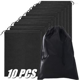 Storage Bags 10/5 Pcs Non-woven Retractable Shoes Travel Pouch Portable Tote Drawstring Bag Accessories Organizer