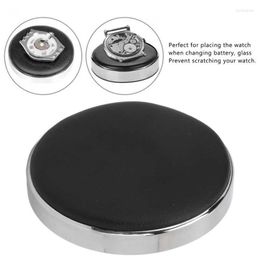 Watch Repair Kits Casing Cushion PU Leather Scratch Resistant Movement Pad Tool Accessory For Watchmaker