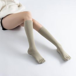 Sports Socks Functional Mid-Calf Yoga Compression Stockings Binding Non-Slip Fitness Pilates Fashion