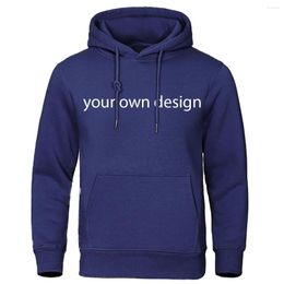 Men's Hoodies Your OWN Design Brand Logo/Picture Custom Men DIY Hip Hop Casual Fashion Hooded Male Streetwear