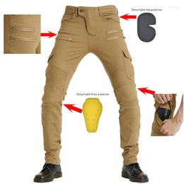 Men's Jeans Riding Denim Biker Pants Womens Motorcycle For Men And Women Fall-proof Cross-country Leisure Bike Four Seasons