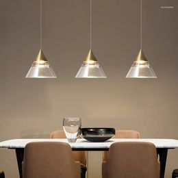 Pendant Lamps Simple Dinning Room Lamp Kitchen Chandelier Ceiling Hanging Restaurant Light Loft Home Decor Modern LED Lighting Fixture
