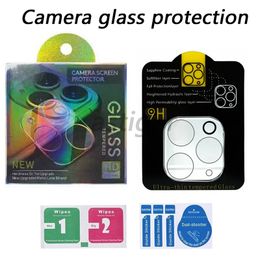 3D HD Clear Scratch-Resistant Rear Camera Lens Protector Tempered Glass With Flash Circle For iPhone 15 14 13 12 Mini 11 Pro Max with retail box