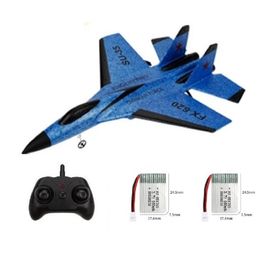 ElectricRC Aircraft FX620 SU35 RC Drone Remote Control Airplane 2.4G Remote Control Plane Glider Airplane EPP Foam Toys RC Plane Boys Gift 230516