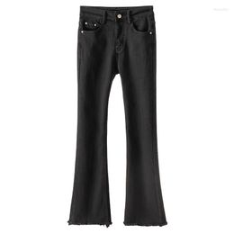 Women's Jeans Skinny Woman High-quality Cotton Polyester Spandex Ankle-Length Pants Pantalones Vaqueros Mujer Flare High Street