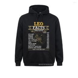 Men's Hoodies Leo Facts Zodiac Signs Funny Birthday Gifts Men/Women Sweatshirts For Men Casual Spring/Autumn Long Sleeve Hoods