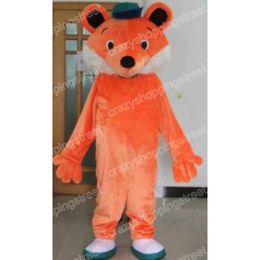 halloween Orange Fox Mascot Costume Top quality Cartoon Character Outfits Suit Christmas Carnival Unisex Adults Carnival Birthday Party Dress