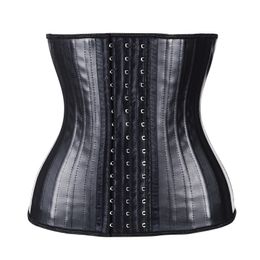 Waist Tummy Shaper Latex Waist Trainer 25 Steel Bone Women Binders And Shapers Corset Modeling Strap Body Shaper Colombian Girdles Slimming Belt 230516