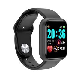 Y68 D20 SmartWatch Fitness Armband Blutdruck Herzfrequenz Monitor Schrittzähler Cardio Armband Männer Frauen Smart Watch für IOS Android