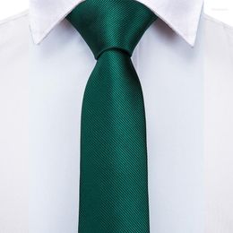 Bow Ties Green Solid Silk Tie For Children Luxury Designer Handky Child Necktie 120CM Long 6CM Wide Fashion Party Dropship Hi-Tie