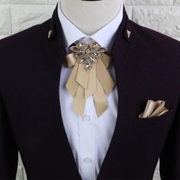 Bow Ties Diamond Men's And Women's Necktie British European American Suit Shirt Tie Bridegroom Man Host