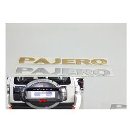 Car Stickers For Mitsubishi Pajero V31 V32 V33 Letters Rear Boot Trunk Tailgate Emblem Badge Logo Nameplate8994526 Drop Delivery Mob Otigt