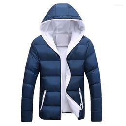 Men's Down Fashion Wave Hoody Parka 2023 Winter Jacket Men Clothes Pockets Abrigo Hombre Quality Light Coat Warm Tops Coats