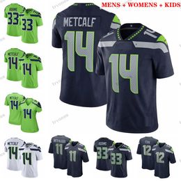 Mens Custom Football Jerseys Womens Kids 11 Jaxon Smith-Njigba Witherspoon Wagner Geno Smith Adams Myers Love Diggs Lockett Metcalf Walker III Woolen 12th Fan Lynch