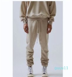 Mens Pants High Street Pants Hoodies Sets for Men Reflective Sweatpants Casual Men Hip Hop