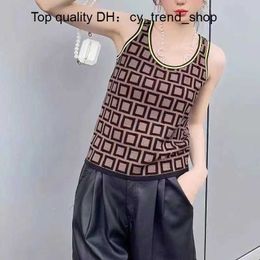 2023 diesel Designer Retro Knit u Neck Women's Tank Tops and Camisole Stylish Full f Letter Summer Trend1