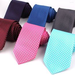 Bow Ties Candy Colour Skinny Neck For Men Women Casual Plaid Tie Suits Slim Boy Girls Necktie Gravata Gift Uniform Black Necktis