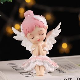Decorative Objects CushionDecorative Pillow Mini Cute Cake Topper Ballet Girl Figure Vinyl Girl Figurine Vivid Expression for Living Room 230516