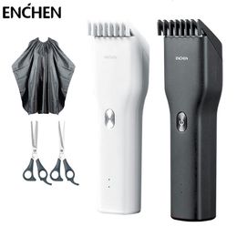 Hair Trimmer ENCHEN Boost Hair Trimmer For Men Kids Cordless USB Rechargeable Electric Hair Clipper Cutter Machine With Adjustable Comb 230516