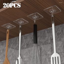 Hooks 5/10/20PCS Transparent Strong Self Adhesive Door Wall Hangers Suction Heavy Load Rack Cup Sucker For Kitchen Bathroom