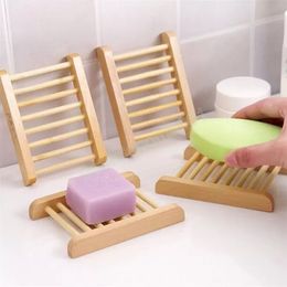 New Portable Soap Dishes Natural Wood Soap Tray Storage Bath Shower Plate Home Bathroom Wash Soap Holder
