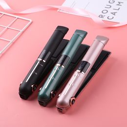 Curling Irons Cordless Mini Hair Straightener Curler Fast Warmup Thermal Flat Iron Home dressing 230517