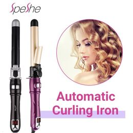 Curling Irons 2832mm Ceramic Barrel Hair Curlers Automatic Rotating For Wands Waver Styling Appliances 230517