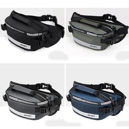 Waist Bags Fashion Men's And Women's Cloth Bag Universal Fanny Pack Sports Travel Outdoor Solid Colour Chest