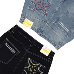 Men s Jeans Y2k Pria Retro Harajuku 2023 Baru Punk Rock Celana Kaki Lebar Besar Streetwear Hip Hop Goth Wanita 230517