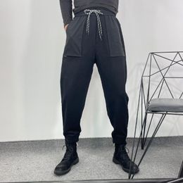 Men's Pants 2023 Autumn And Winter Large Size Trendy Men's Loose Sportswear Leggings Street Style Fashion Hip Hop Harlan
