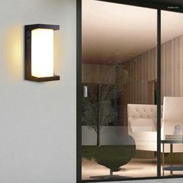 Wall Lamp Outdoor Waterproof Modern Simple LED Suitable For Villa Courtyard Square El Balcony Lighting