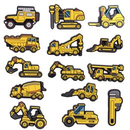 1Pcs Tractor Excavator Jeep Concrete Car Backpack Brooch Pins Clothes Badge Lapel Pin Party Birthday Gift Decoration Accessories