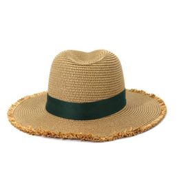 Summer Designer Straw Hat Outdoor Travel Vacation Sun Caps Shade Jazz Straw Beach Cap Men Women Sun Protection Big Brim Hat Luxury Fashion Accessories