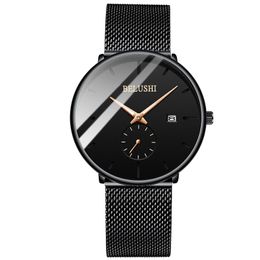 Wristwatches Fashion Men Watch Simple Design 2023 Trend Watches For Male Waterproof Clock Business Man Bracelet Relogio