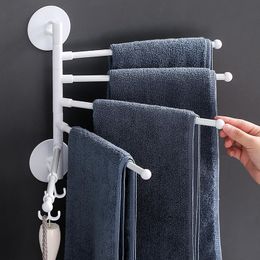 Bathroom Shelves Wall Mount Punch Free Adhesive Bathroom Towel Holder Hanger Shelf Rack Cabinet Organizer Door Hanging Holder Organizer Stand 230516