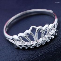 Cluster Rings 1PCS Real Pure Platinum 950 Ring Women Imperial Crown Pt950 US Size 6-9