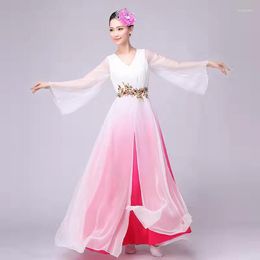 Stage Wear Chinese Folk Dance Oriental Costumes Dress Traditional Women
