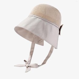 Wide Brim Hats Womens Outdoor Solid Sun Hat Face Shielding Foldable Anti-UV Beach Cap Cycling Hiking Summer Caps Female