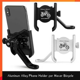 New Aluminium Alloy Motorcycle Bicycle Phone Rack GPS Bracket Bicycle Handlebar Rack