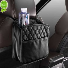 New Car Garbage Bag Creative Car Hanging Seat Back Storage Mobile Phone Umbrella Storage Bag Net Bag Trash Can Car Accessories