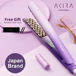Curling Irons AkiraCosme Ceramic Middle Volumizing Hair Negative ion Fluffy Corn Curler Corrugated Crimper Flat 230517