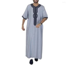 Ethnic Clothing Hip Hop Jubba Thobe Fashion Dresses Abayas For Men Dubai Arabic Muslim Abaya Casual Kaftan Robe Femme Musulmane