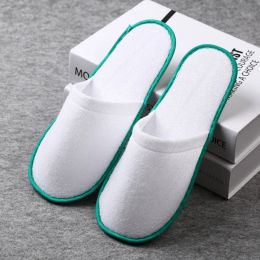 Simple Disposable Slippers Disposable Guest Slippers Travel Hotel Slippers SPA Slipper Shoes Comfortable New for Men Women