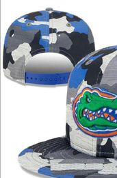 2023 All Team Fan's USA College Alabama South Carolina Gators Baseball Adjustable Hat On Field Mix Order Size Closed Flat Bill Ball Snapback Caps Bone Chapeau