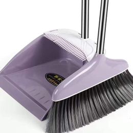 Brooms Dustpans Sapu dan Pengki Debu Set Ajaib Lipat untuk Rumah Sikat Pembersih Menyapu Meremas Pel Lantai Toliet Wiper Sampah 230517