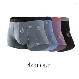 Underpants Men's Boxers Shorts Cotton Underwear Man Panties Casual Print Breathable U Convex Pouch Male Trunk Cueca Calzoncillo